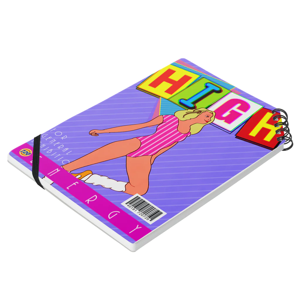 Rina TakahashiのHIGHENERGY HIGHENERGY HIGHENERGY HIGHENERGY Notebook :placed flat