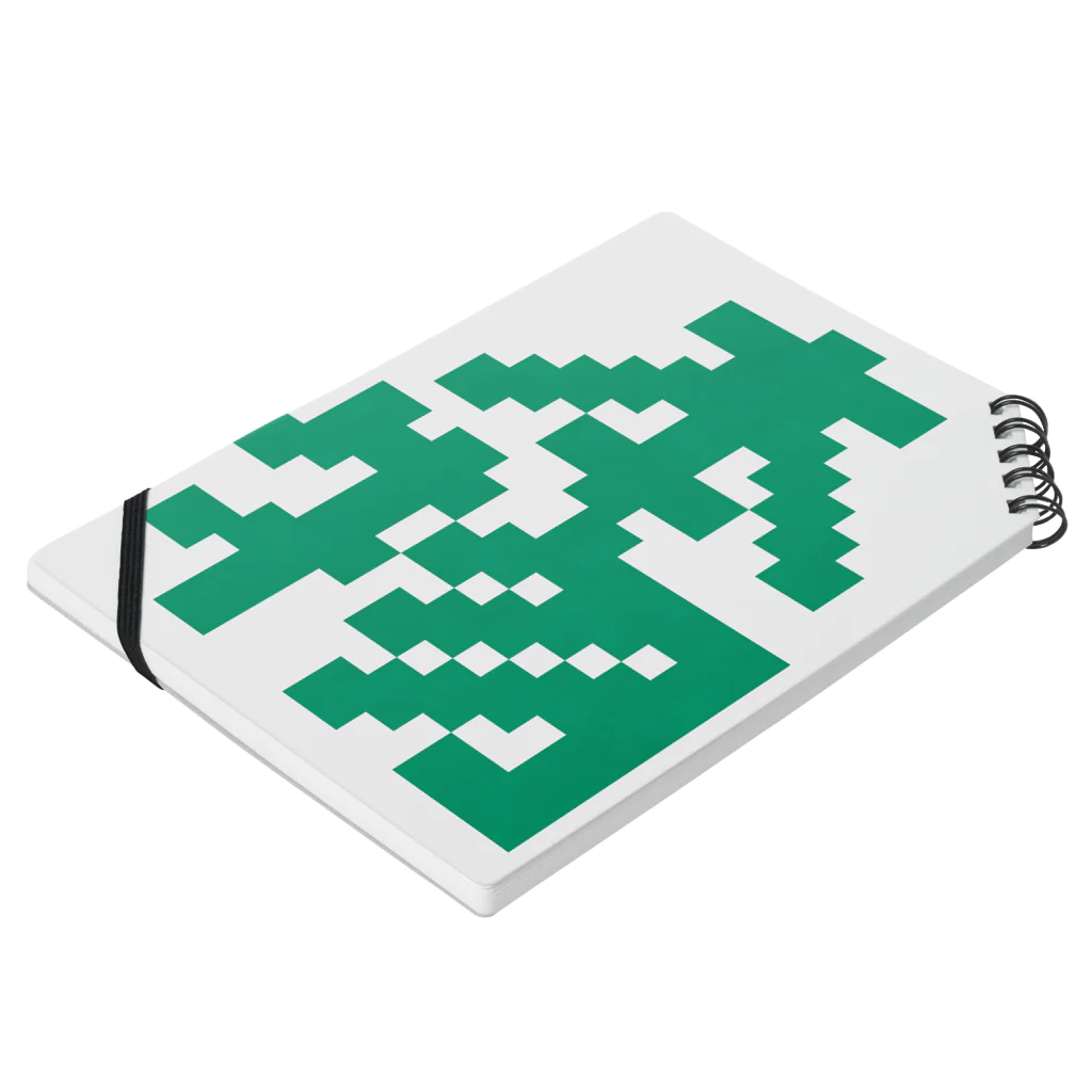 Get here ヒロケンの本物【ドット】 Notebook :placed flat