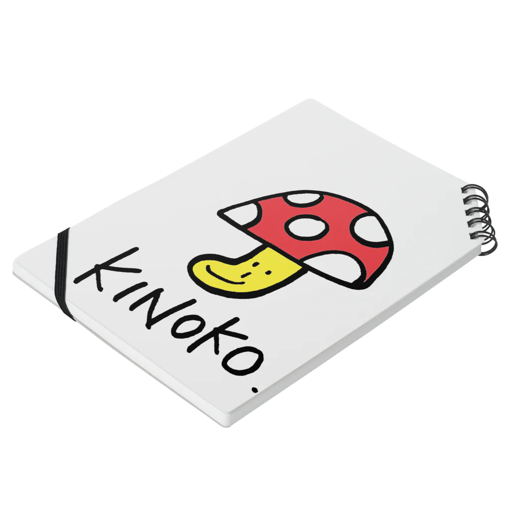 まらびやのKINOKO. ノートの平置き