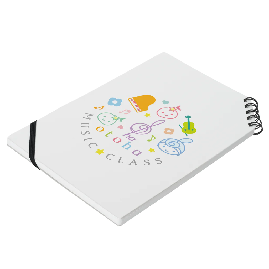 otoha_music_classのマルマル「otoha」の仲間たち Notebook :placed flat