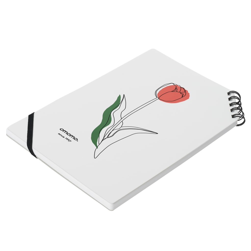 一筆書きチューリップ Notebook By Ampluie Suzuri