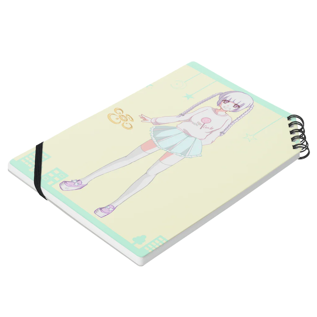 めいちゃんのおみせの魔法ちゃん Notebook :placed flat