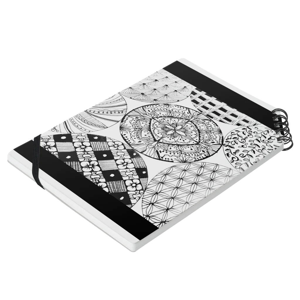hitomin311のZentangle Notebook :placed flat