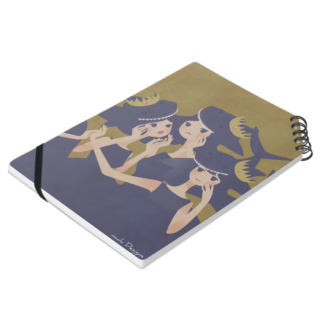 さかたようこ / サメ画家のおサメ姫の森〜3sharks Notebook :placed flat