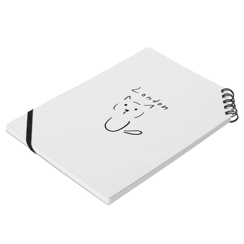 Maison PommeのLondon Cat - maison pomme Notebook :placed flat