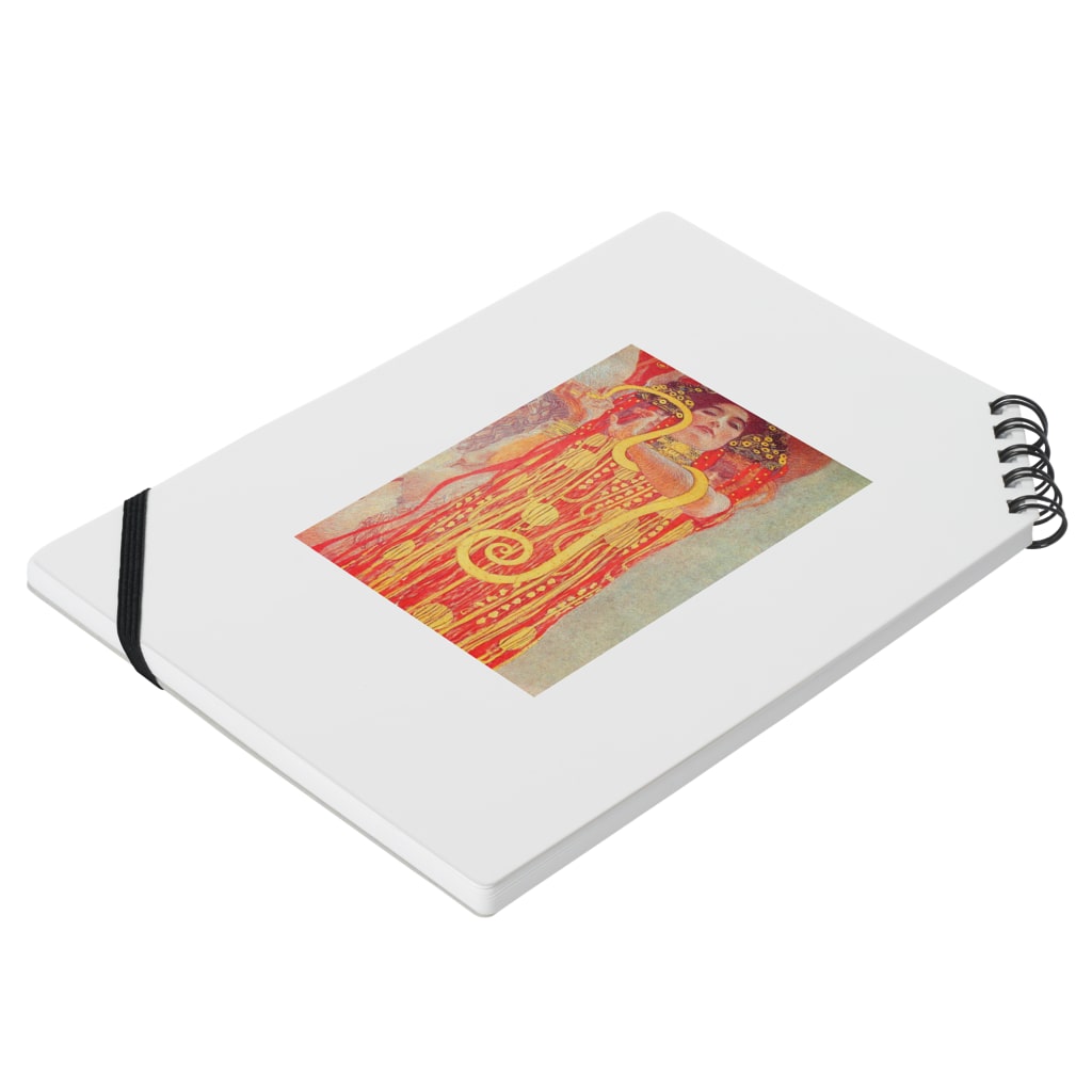 Art Baseのグスタフ・クリムト / 1907 /University of Vienna Ceiling Paintings (Medicine) / Gustav Klimt Notebook :placed flat
