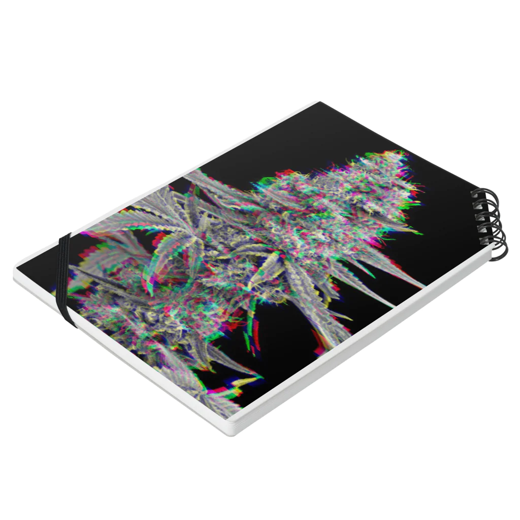 maximize_ktsのpsychedelic weed Notebook :placed flat