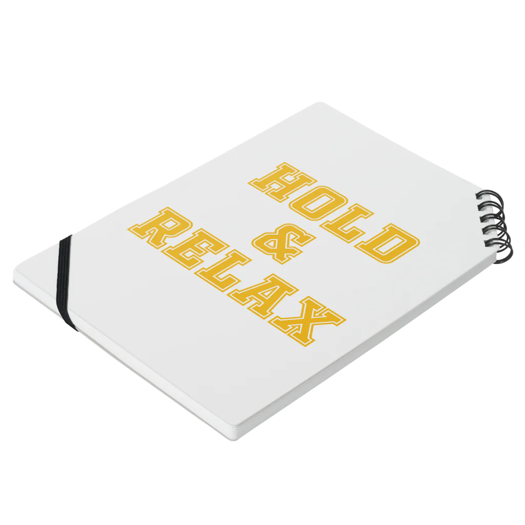 【仮想通貨】ADKグッズ専門店 のHOLD & RELAX Notebook :placed flat