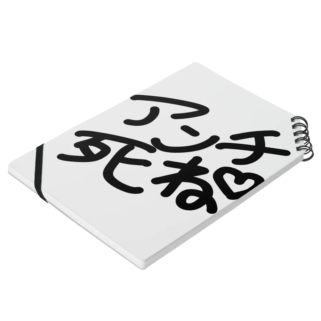 迷宮ノ・ネム・ラビリンスのあんちしね ノートの平置き