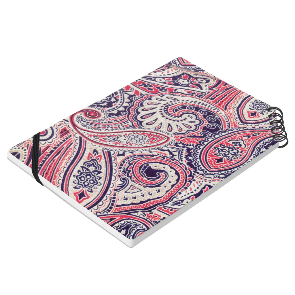 moililiのPAISLEY Notebook :placed flat