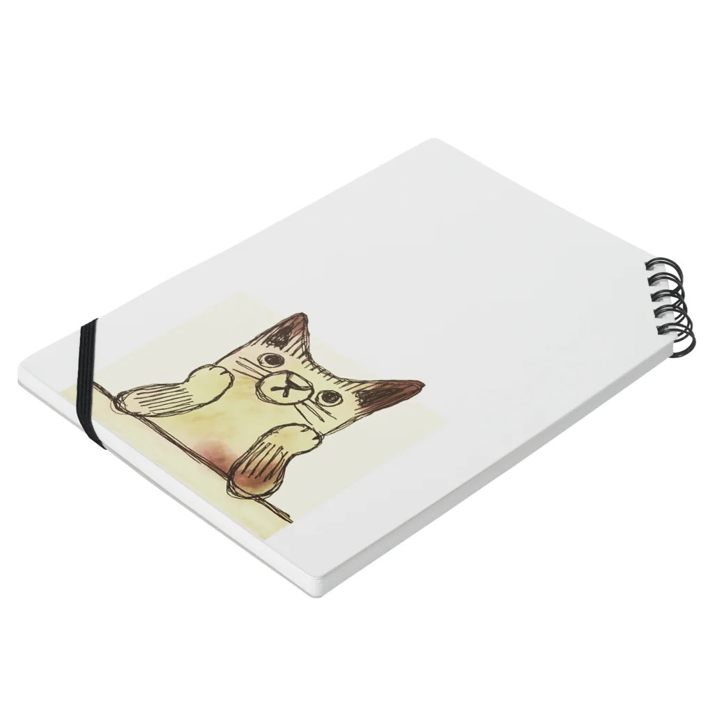 nugotaroのひまねこ Notebook :placed flat