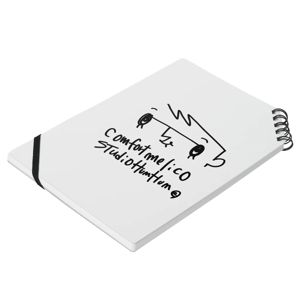 StudioHumHumのシンプルなmelico Notebook :placed flat