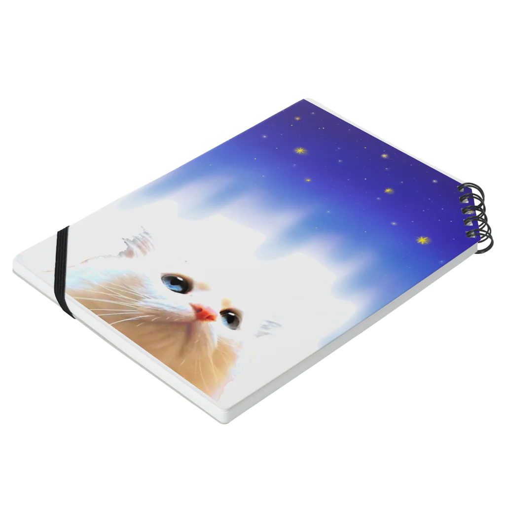  "chuna × kochi" cats shopのしらたまの夢。 Notebook :placed flat