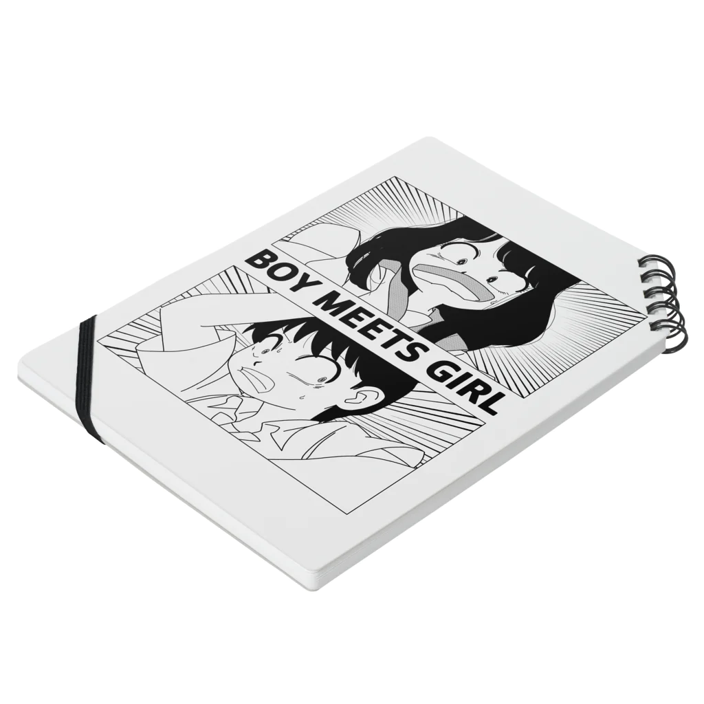 yeSのboy meets girl Notebook :placed flat