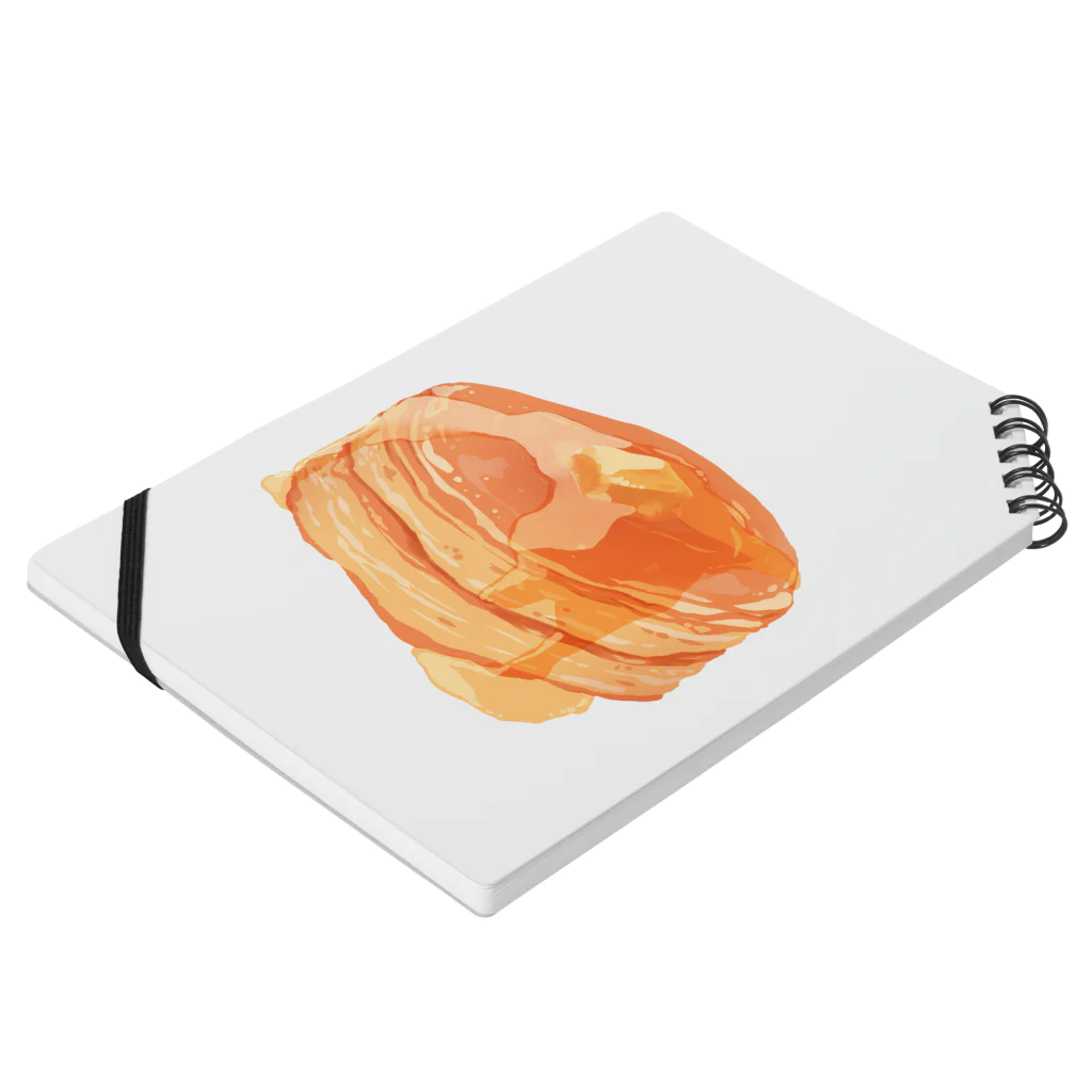 メルフレアのホットケーキちゃん Notebook :placed flat