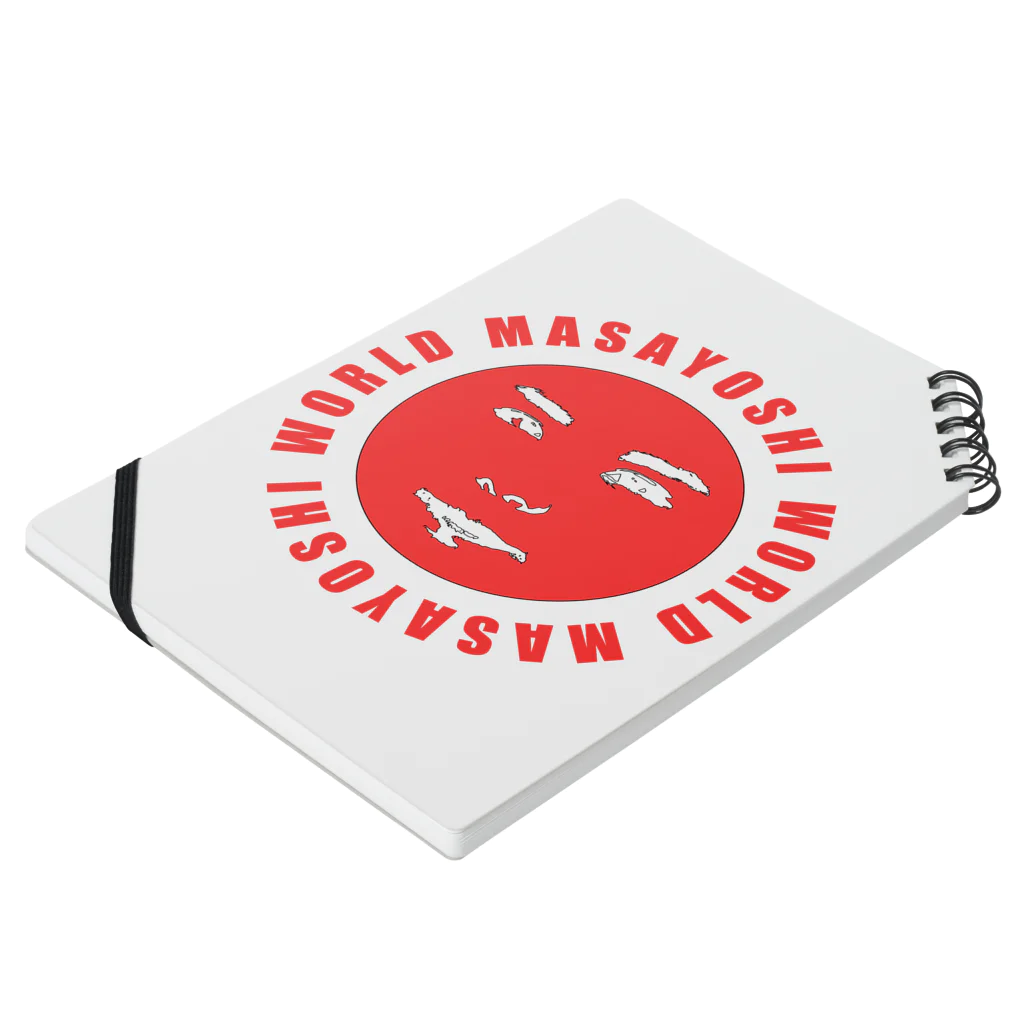 MASAYOSHI のMASAYOSHI WORLD Notebook :placed flat