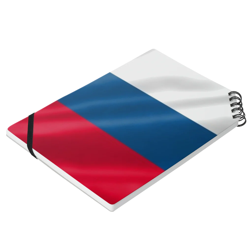 Akamaru2001のロシア国旗 ノートの平置き