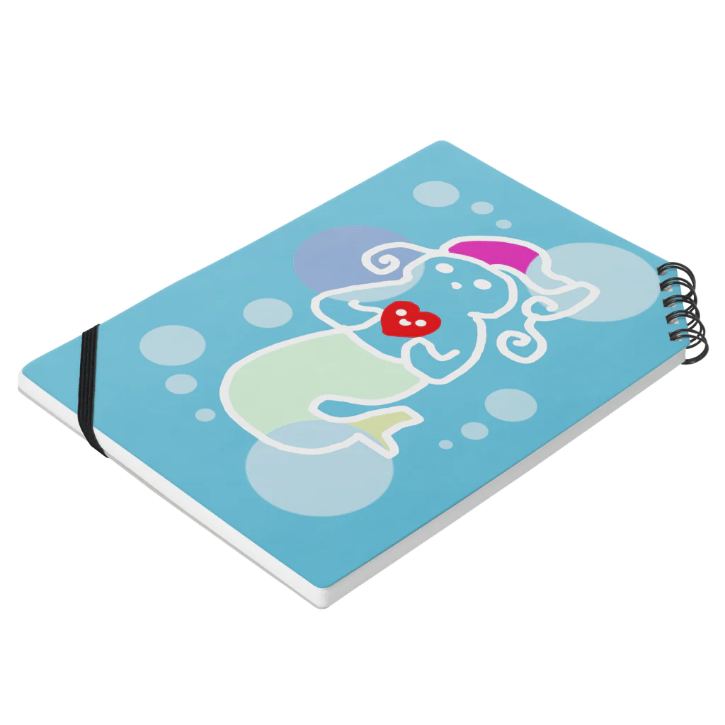 dorochanの人魚 Notebook :placed flat