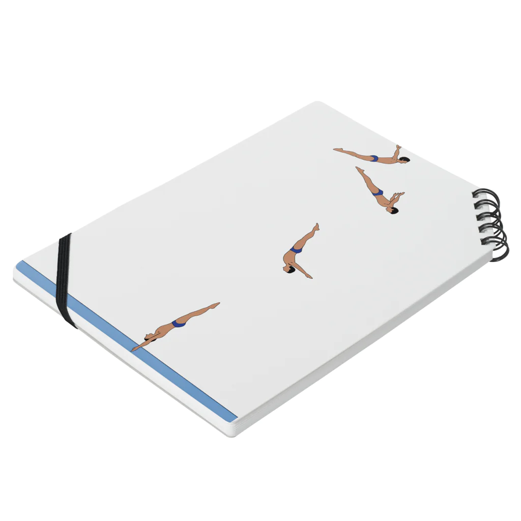 グリュックレーヴのPerfect Diving  Notebook :placed flat