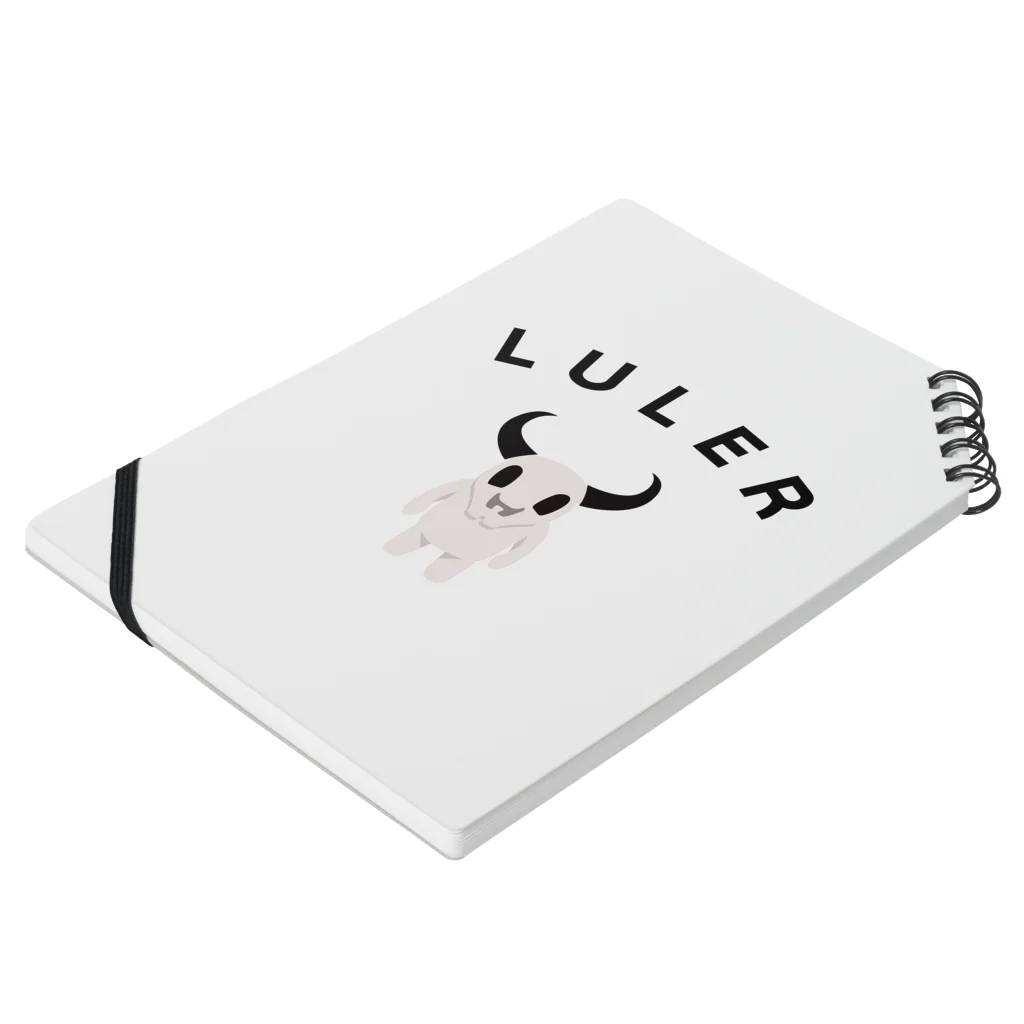 Luler inc.のウッシーくん ノートの平置き