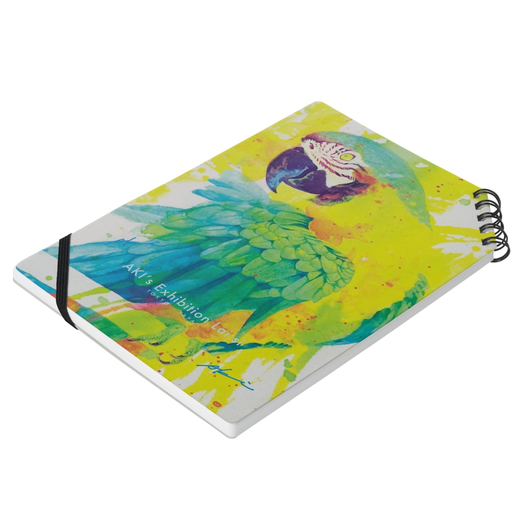 Akiss art ONLINE SHOPのひとり気高い青い鳥 Notebook :placed flat