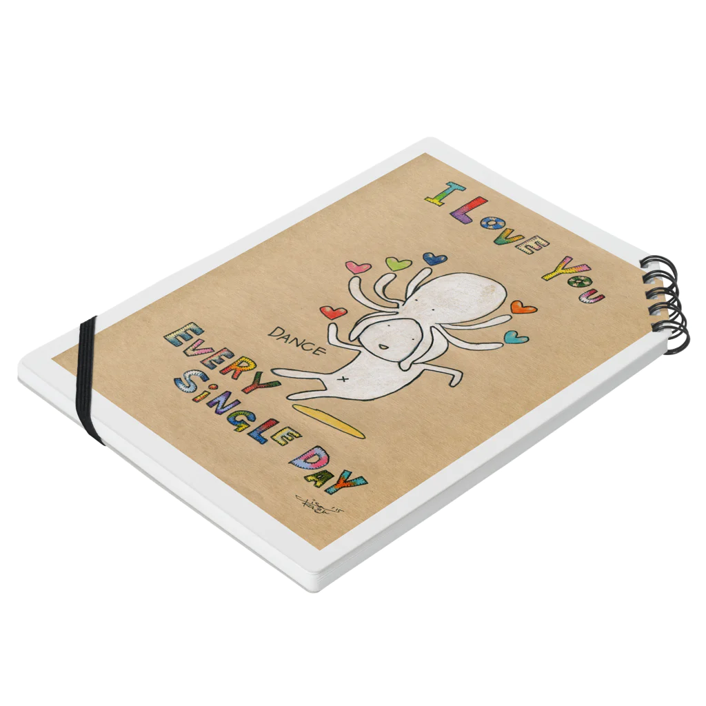 isakazuのevery single day of my life Notebook :placed flat