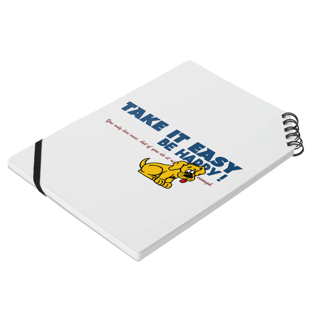 JOKERS FACTORYのTAKE IT EASY Notebook :placed flat