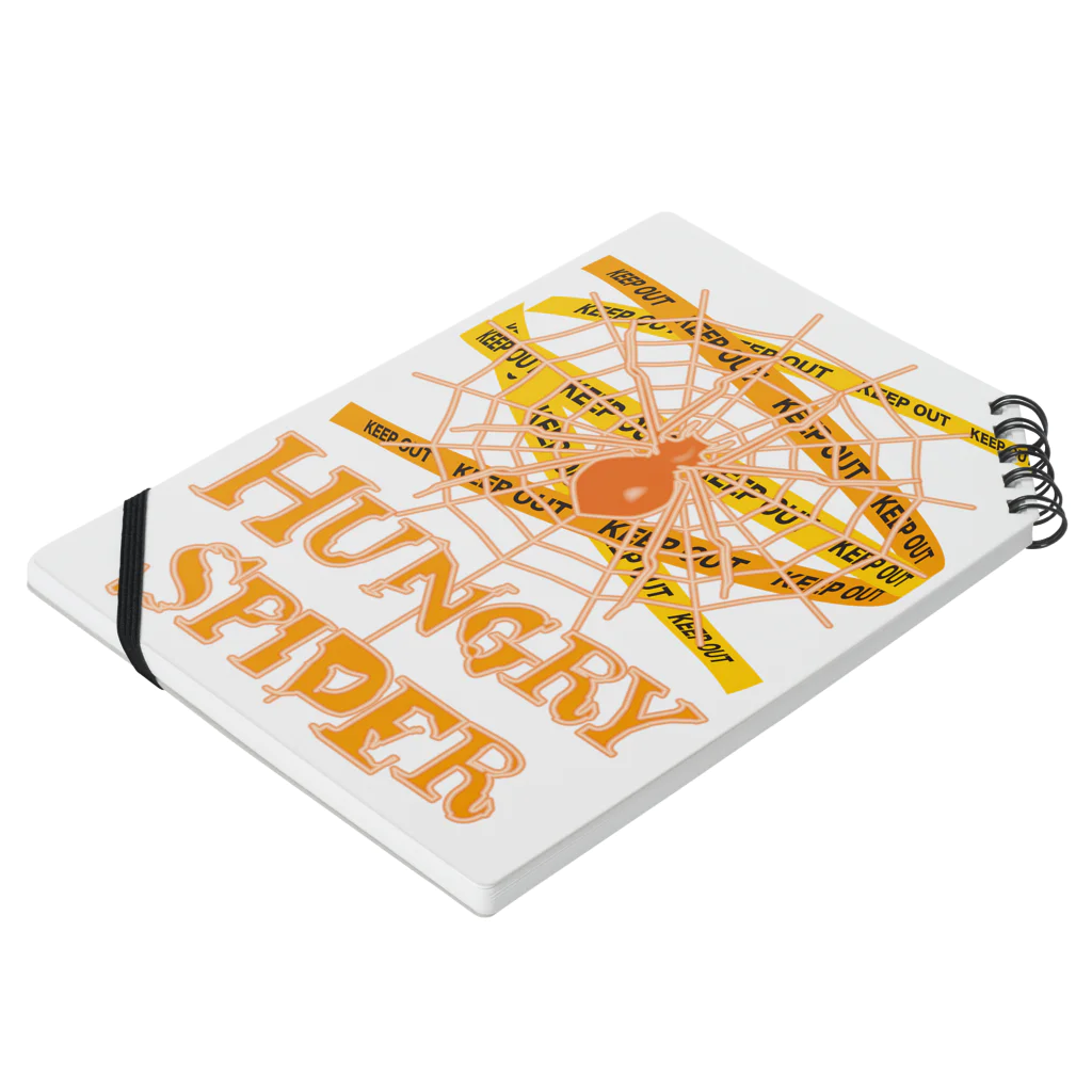 AURA_HYSTERICAのHungry_Spider Notebook :placed flat