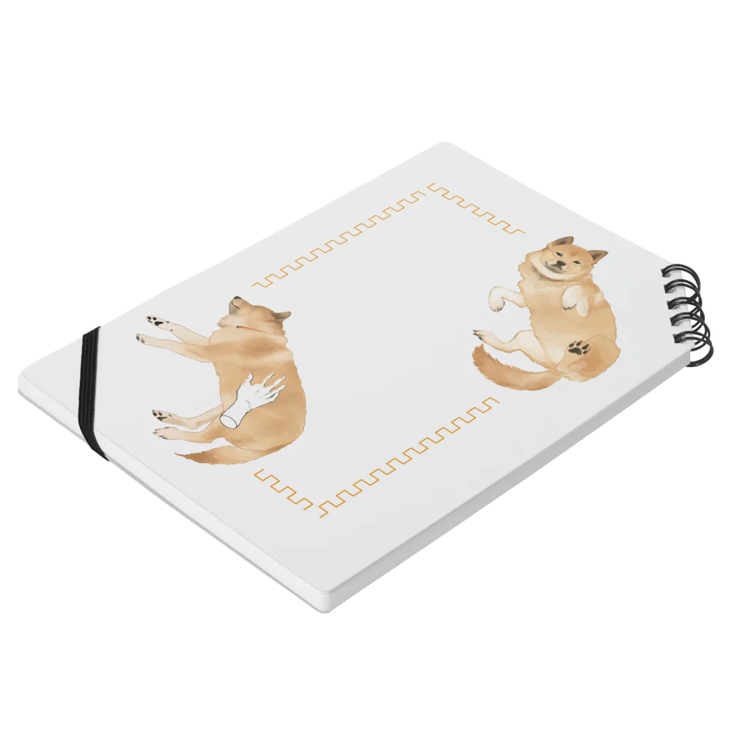 動物園(仮)の犬のノート Notebook :placed flat