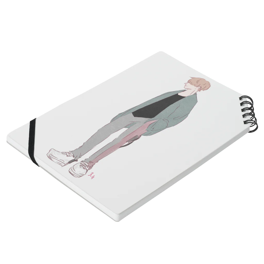 🧨なやみの素🧨のとなりのアヤセくん Notebook :placed flat