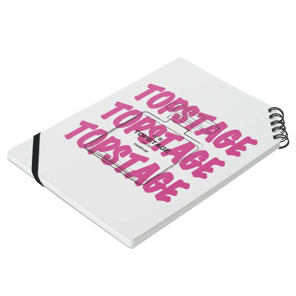 TOPSTAGEshopのTOP STAGE  BOTTLE ノートの平置き