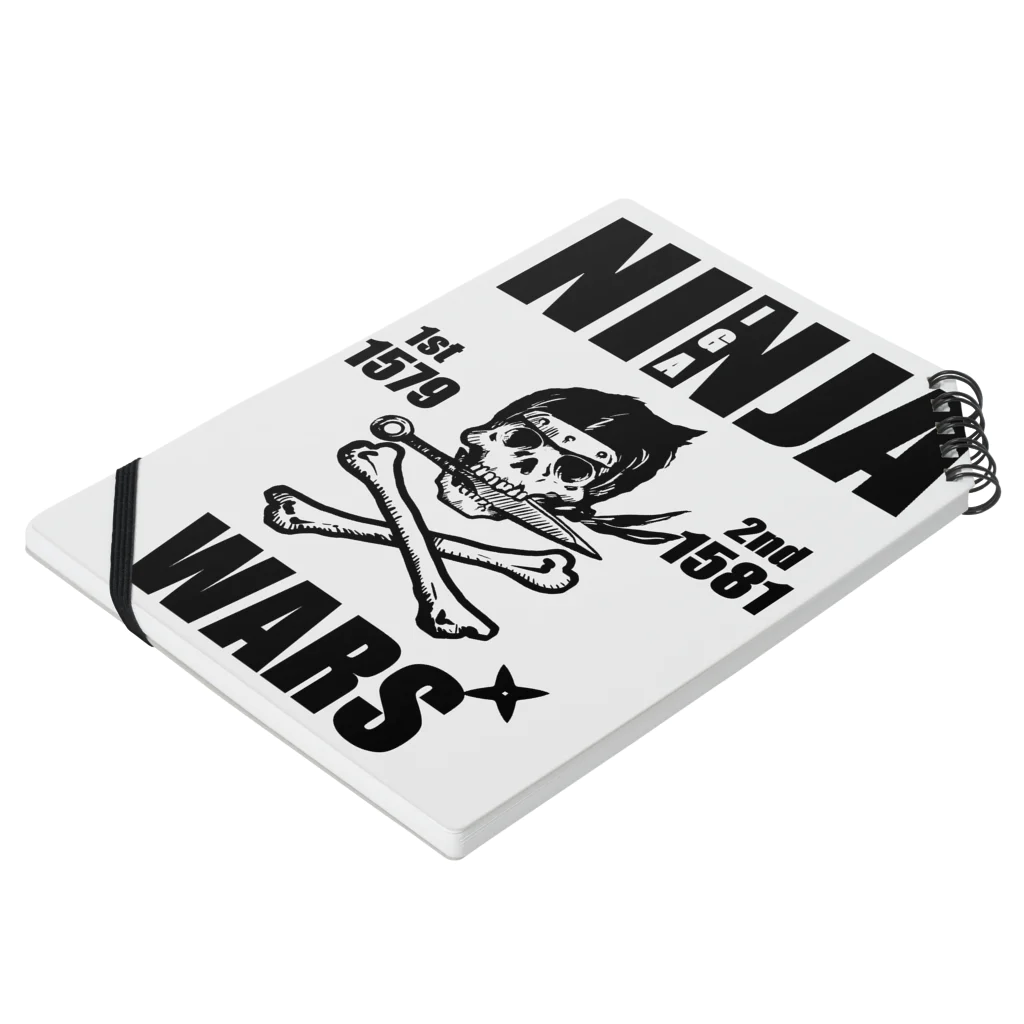 NINJA WARSのninja wars Notebook :placed flat