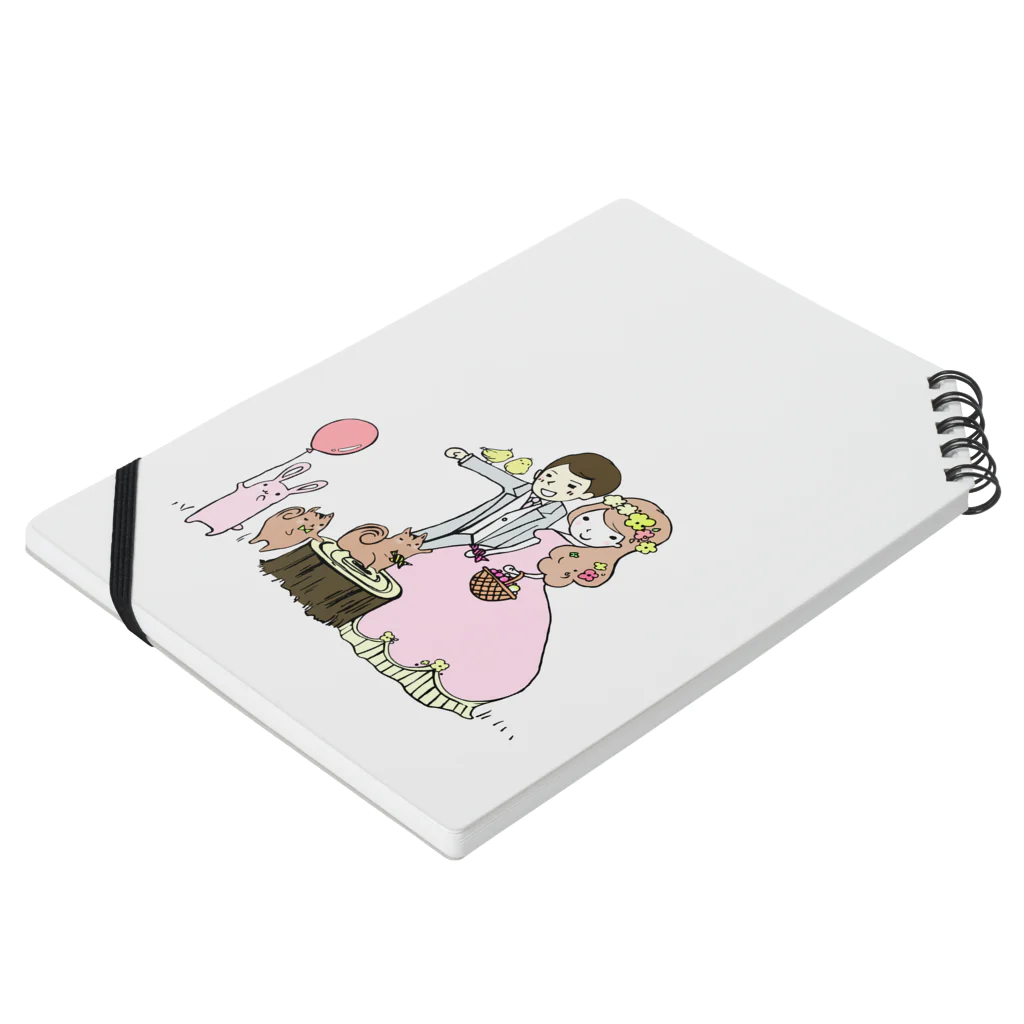 sayunagiのweddingday Notebook :placed flat