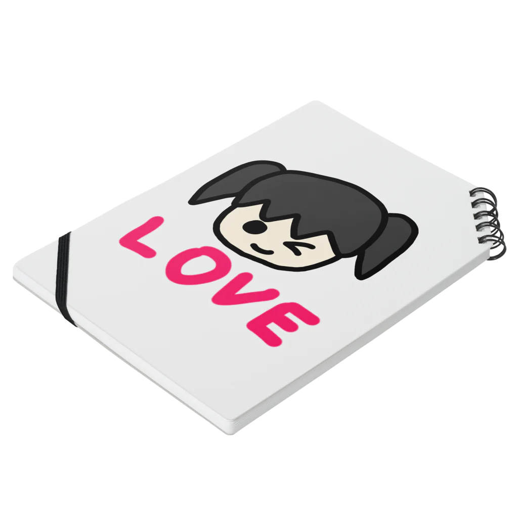 べすとまっちのKawaiigirl1[love] Notebook :placed flat