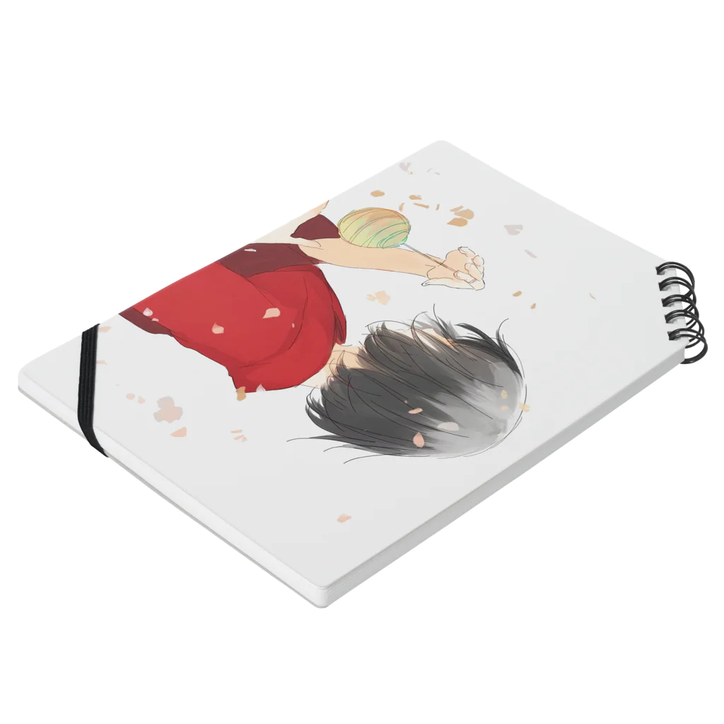 繁體中文の座敷童子 Notebook :placed flat