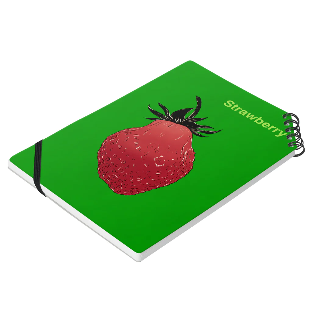 GENRYUのstrawberry Notebook :placed flat