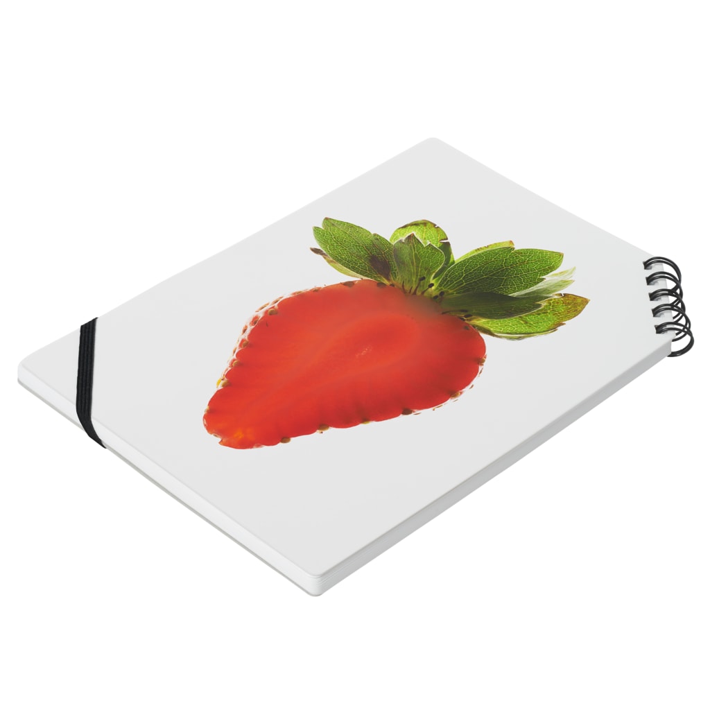 果物の断面図シリーズの写真 いちご Shotamiyakeのノート通販 Suzuri スズリ