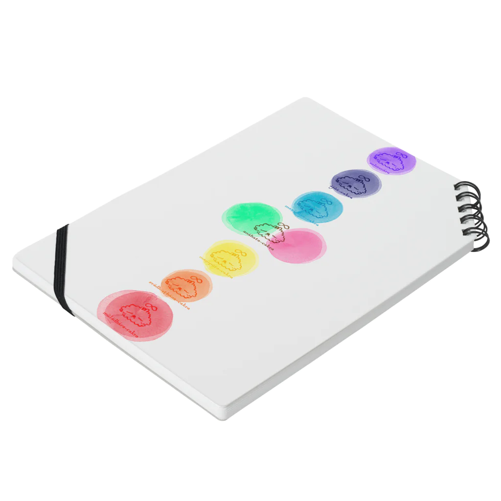 むげしょぷの-CHAKRA-（COSPA） Notebook :placed flat