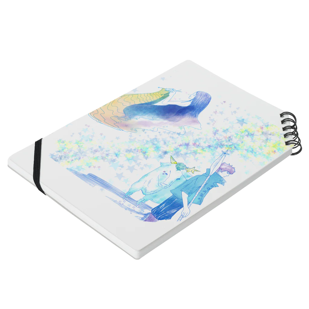 COLOR POWER ARTのMilkyWay&lovers Notebook :placed flat