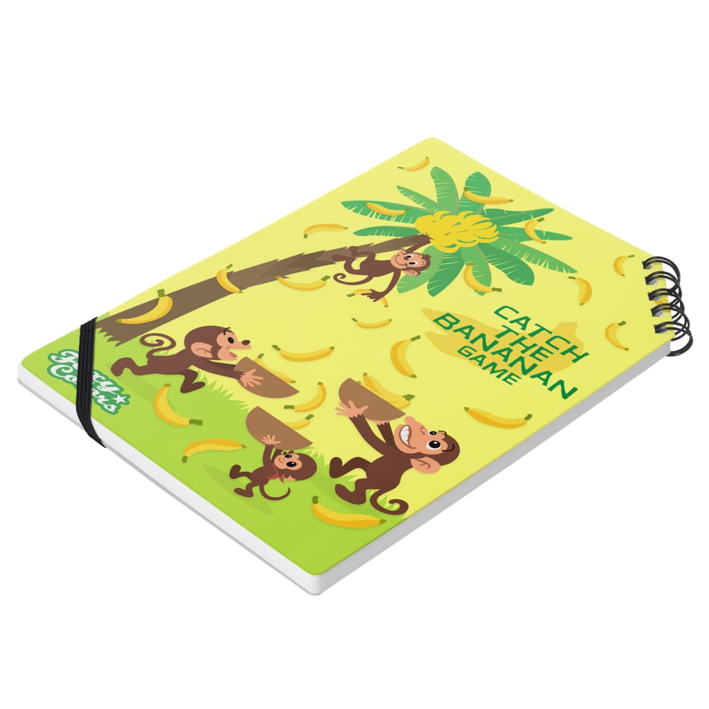 FOXY COLORSのバナナンキャッチゲーム Notebook :placed flat