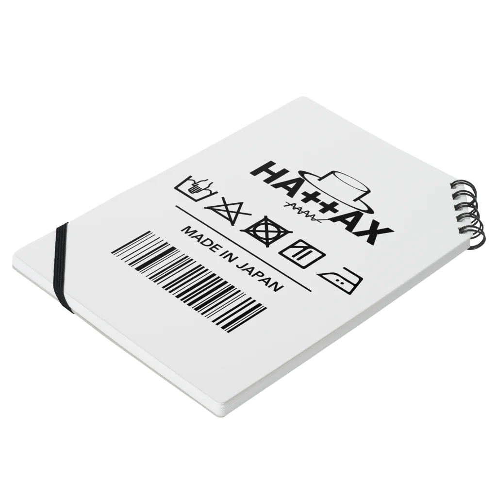 ''''Bar Code''''のNote - TAX Notebook :placed flat