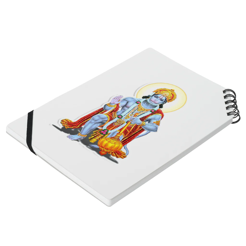 eicimのhindu-hanuman Notebook :placed flat