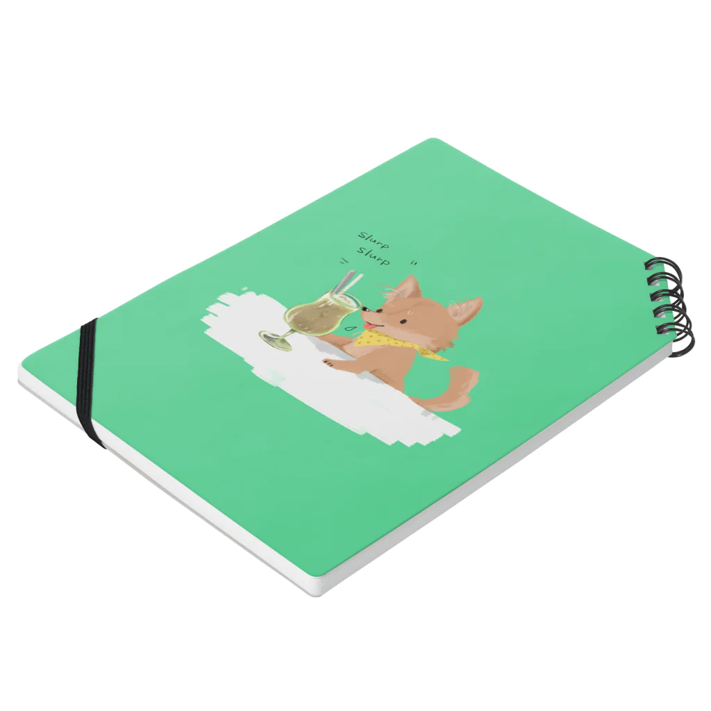 VONO ＋ AWAのcafe series - anzu Notebook :placed flat