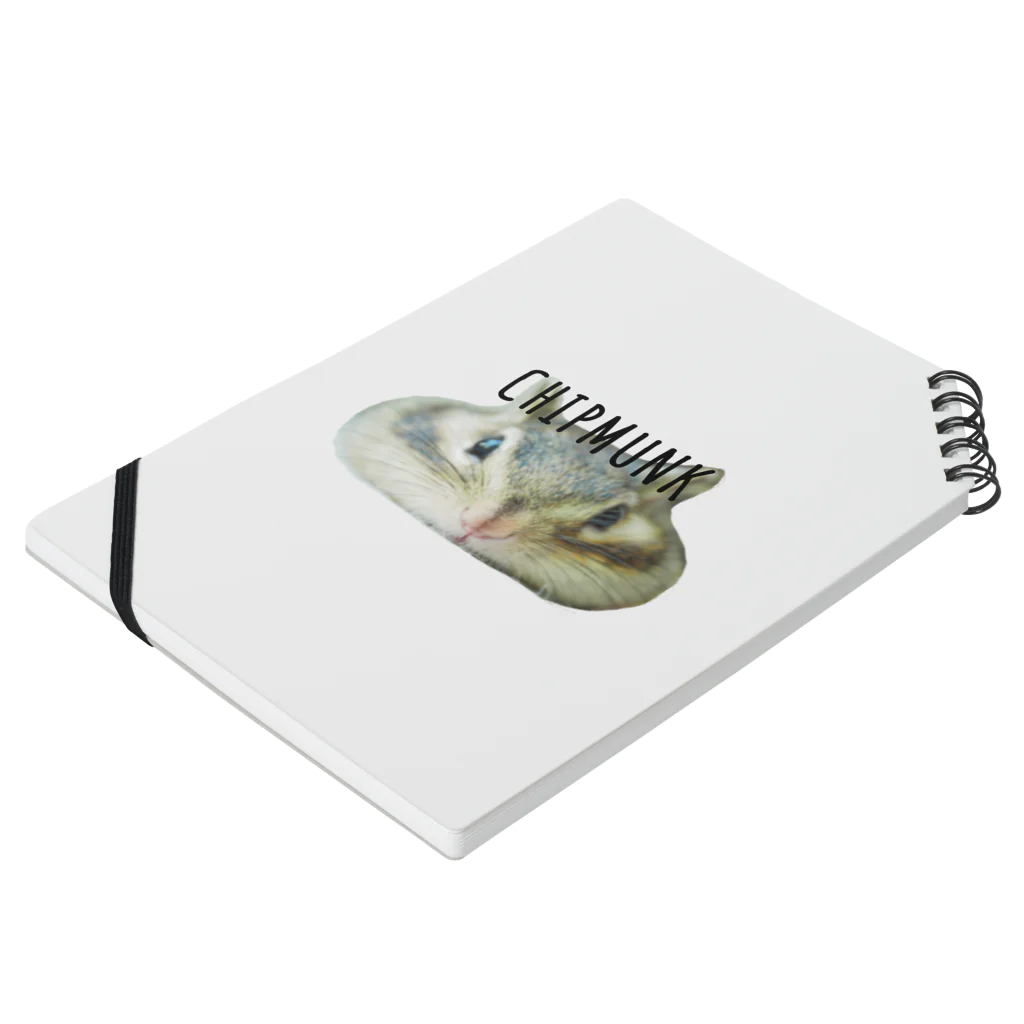 coco_chipmunkのlittleanimal シマリス Notebook :placed flat