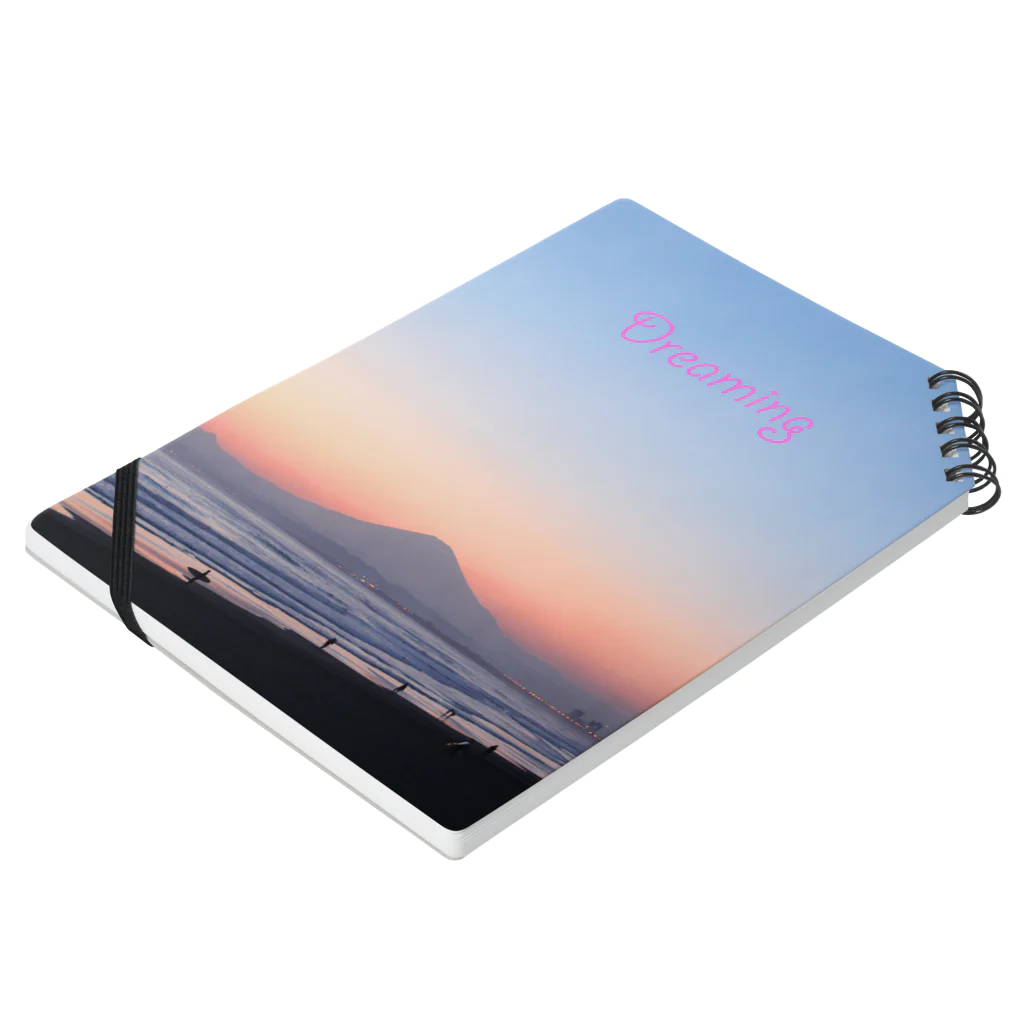 photo-kiokuの湘南夕景２ Notebook :placed flat