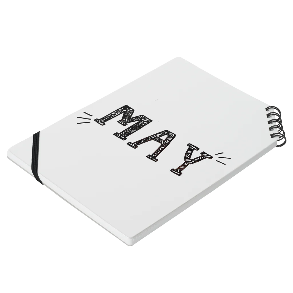 MayのMAY Notebook :placed flat