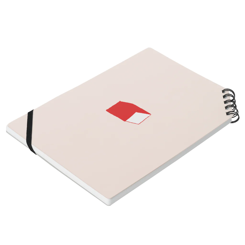 橋本おみの赤い箱 Notebook :placed flat