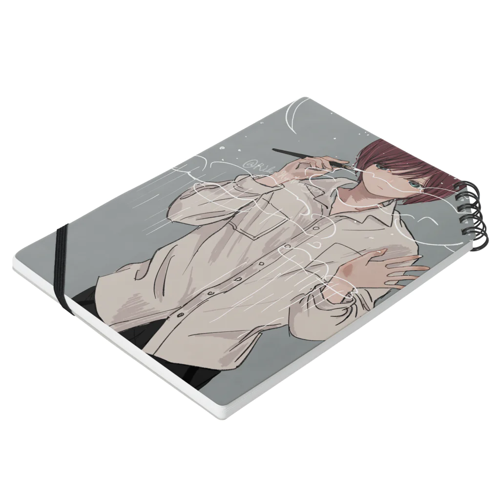 riku_hydrangeaのぼくのせかい Notebook :placed flat