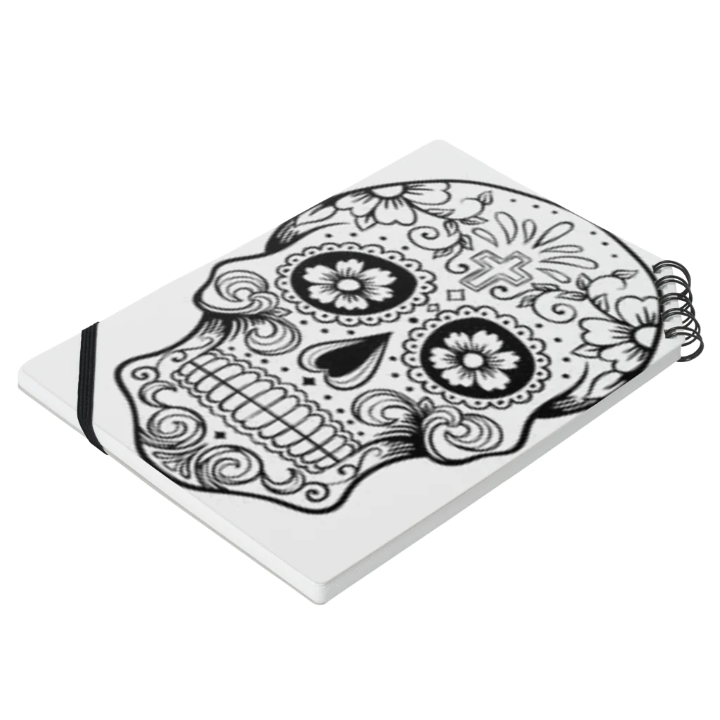 TRANQUILOのcalavera Notebook :placed flat