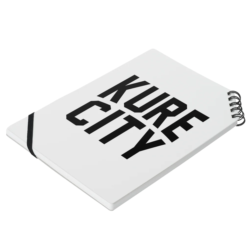 JIMOTOE Wear Local Japanの呉市 KURE CITY Notebook :placed flat